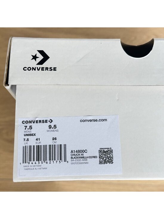 ⭐Converse x Isabel Marant Chuck 70 Hi Sz 7.5 Men Shoes Black Vanilla Ice A14800C main image 7